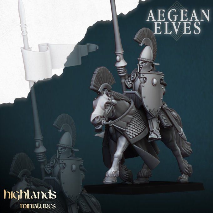 Aegean Elves Mounted Lances