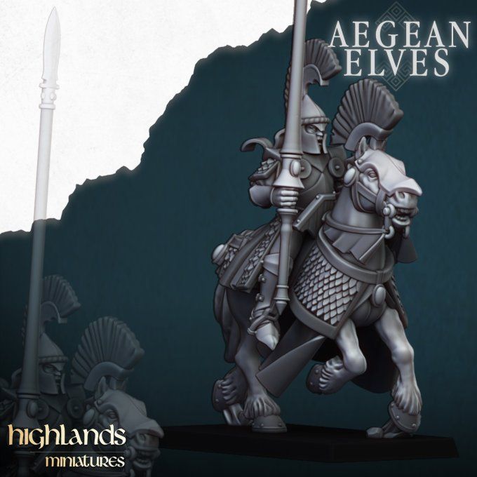 Aegean Elves Mounted Lances