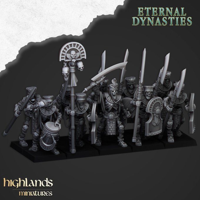 Ancient Guards with halberds