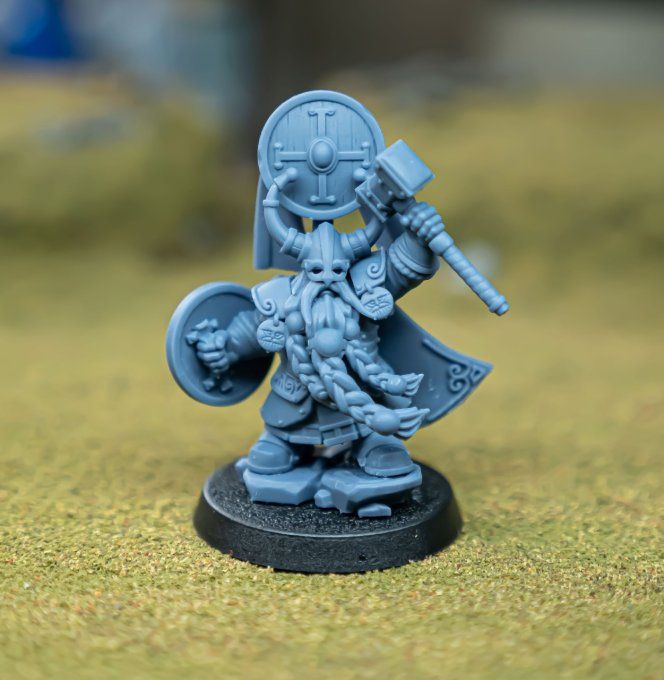 Dwarf Prince with Hammer and Shield