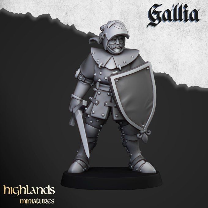 Knights of Gallia on Foot